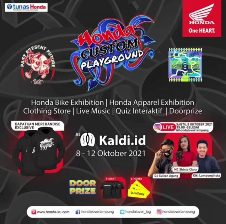 Tunas Honda Bersama Jaringannya NSS Kedaton Mengadakan Honda Custom Playground